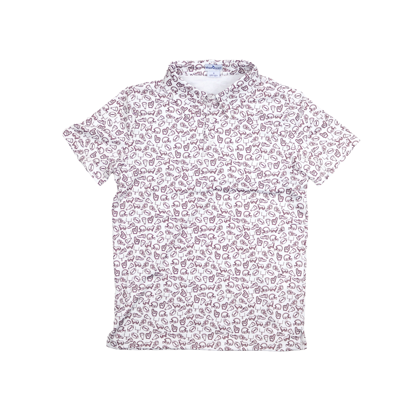 Kickoff Maroon Polo Short Sleeve Shirt