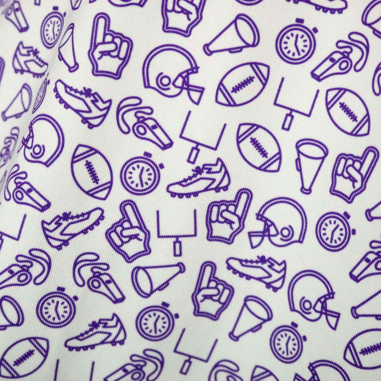 Kickoff Purple Polo Short Sleeve Shirt