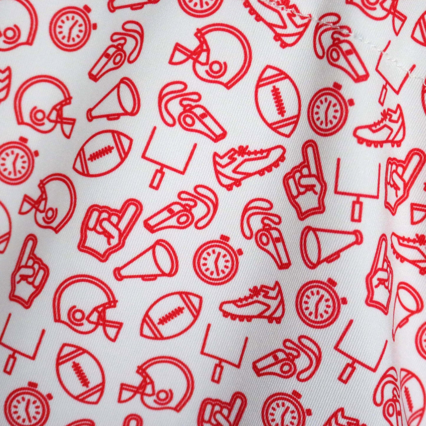 Kickoff Red Polo Short Sleeve Shirt