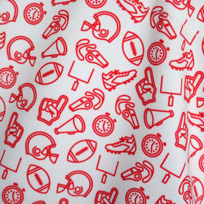 Kickoff Red Polo Short Sleeve Shirt
