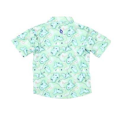 Trail Map Camo Polo Short Sleeve Shirt