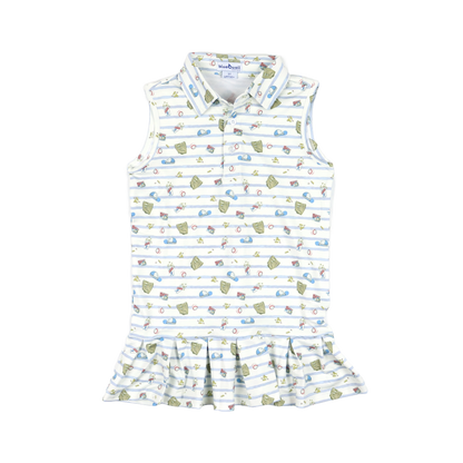 7th Inning Stretch Polo Sleeveless Dress