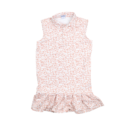 Kickoff Burnt Orange Polo Sleeveless Dress