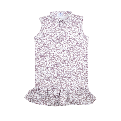 Kickoff Maroon Polo Sleeveless Dress