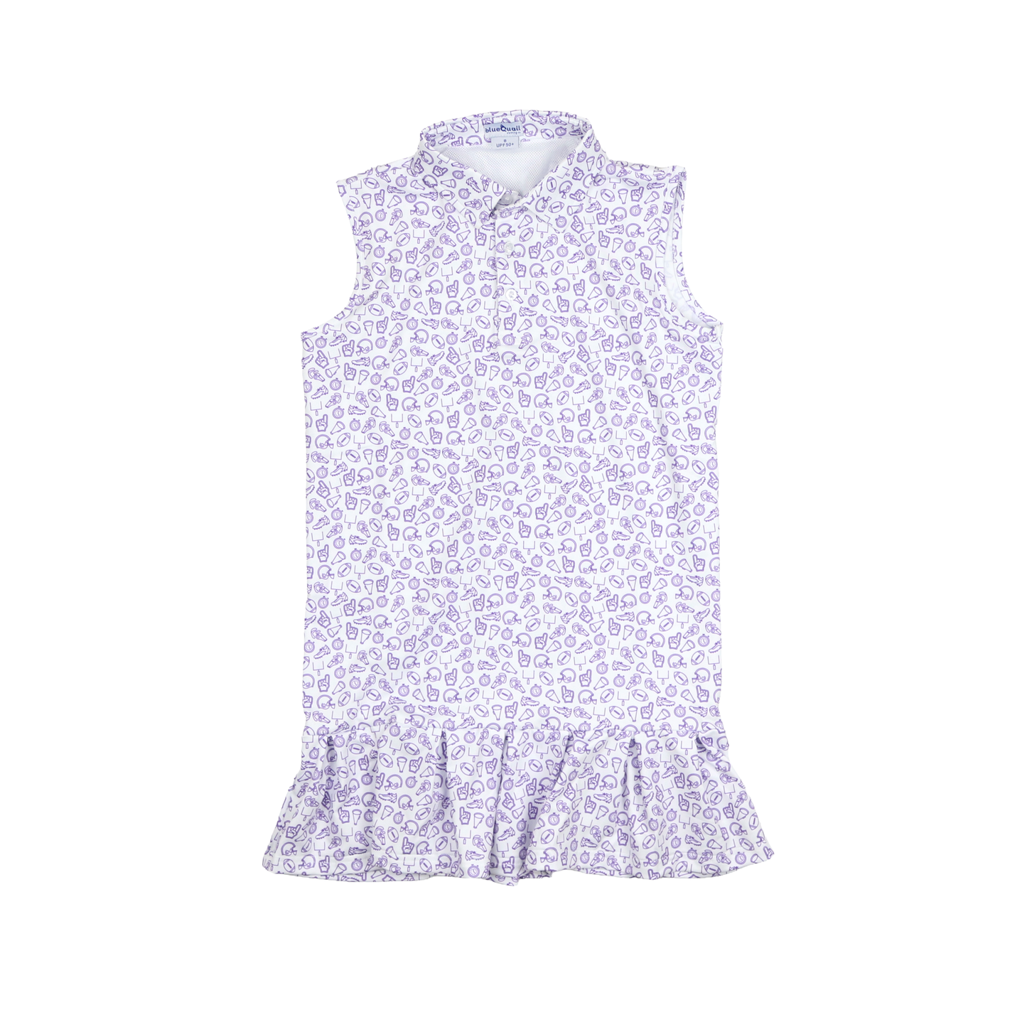 Kickoff Purple Polo Sleeveless Dress