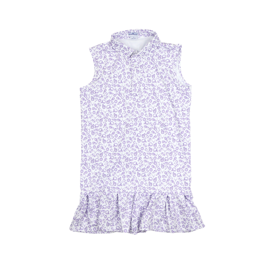 Kickoff Purple Polo Sleeveless Dress