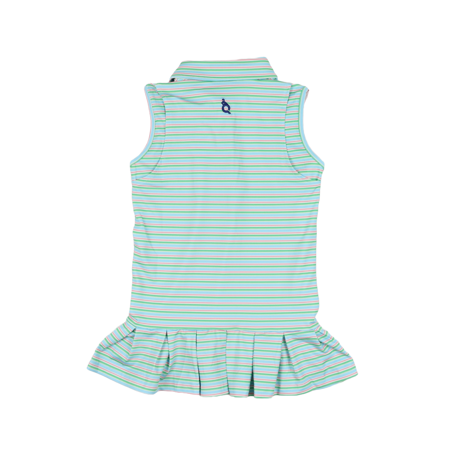 Sherbet Stripe Polo Sleeveless Dress