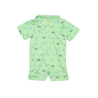 Dogwood Polo Short Sleeve Romper