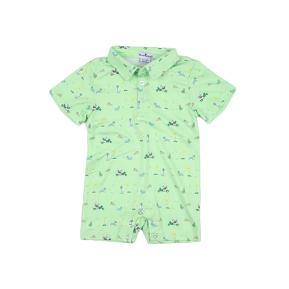 Dogwood Polo Short Sleeve Romper