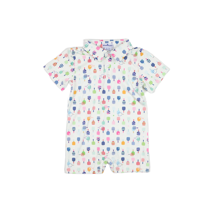 Pickleball Polo Short Sleeve Romper