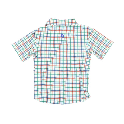 Fall '24 Plaid Polo Short Sleeve Shirt