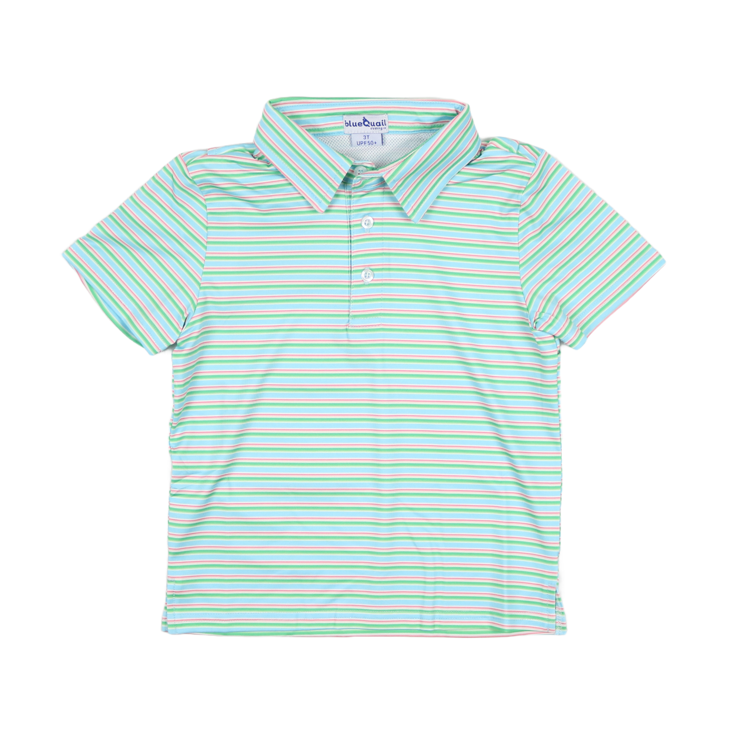 Sherbet Stripe Polo Short Sleeve Shirt