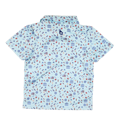 Stars & Stripes Polo Short Sleeve Shirt