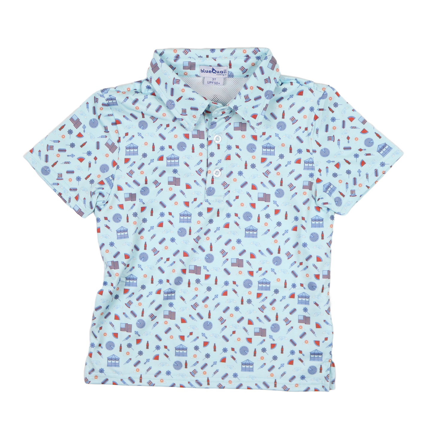 Men's - Stars & Stripes Polo Short Sleeve Shirt