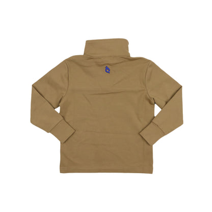 Khaki 1/4 Zip Performance Pullover