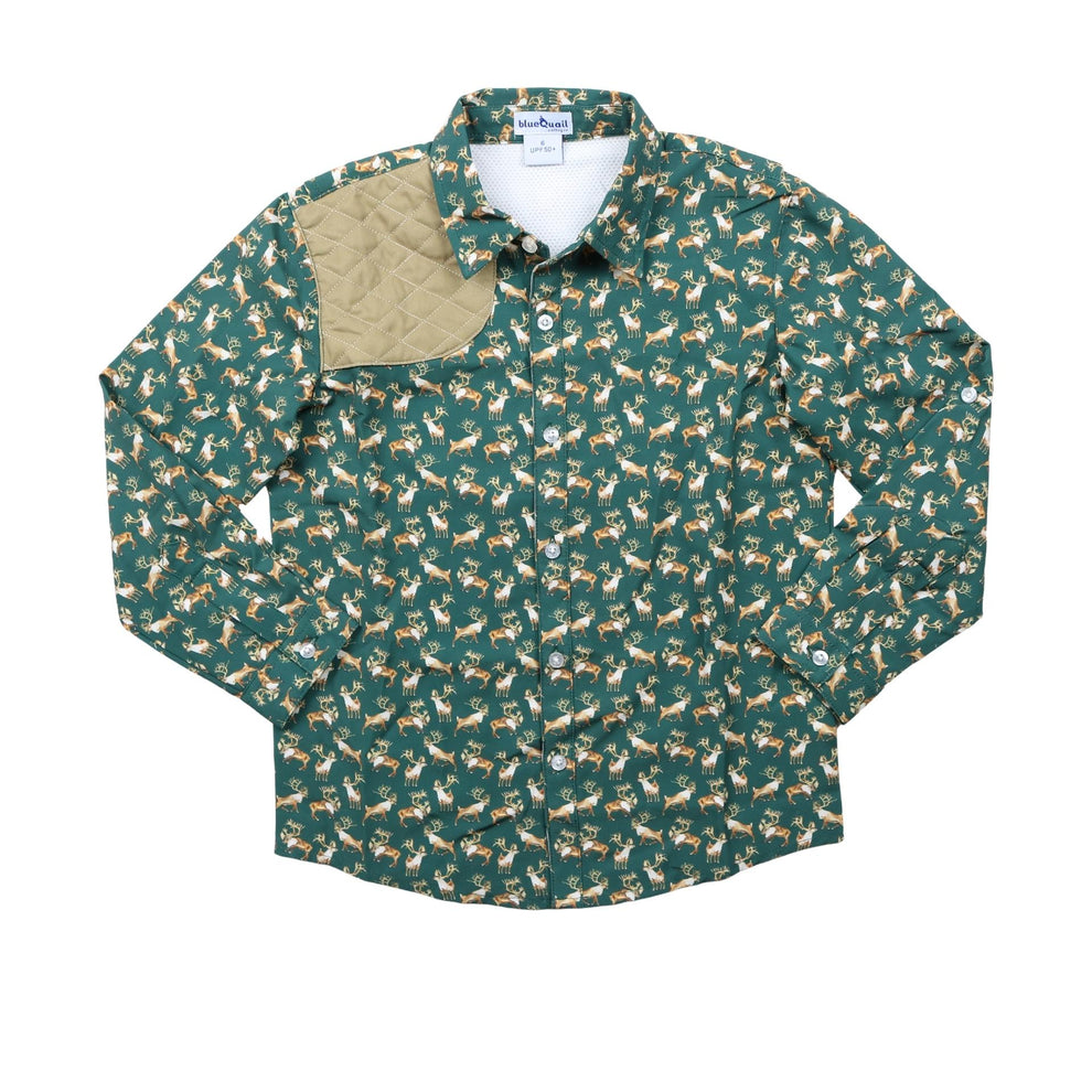 Caribou Long Sleeve Shirt - Ranch Collection | BlueQuail Clothing Co.