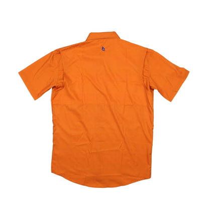 Men’s - Blaze Orange & Khaki Short Sleeve Shirt