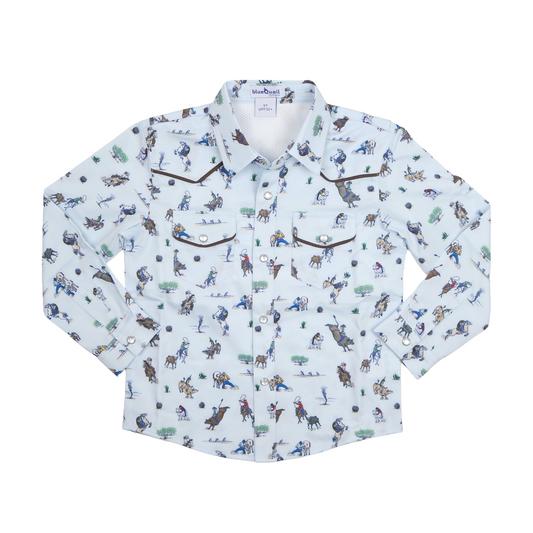 Rodeo Pearl Snap Long Sleeve Shirt