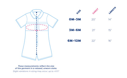 Guayabera - Blue Cane Lattice Short Sleeve Romper