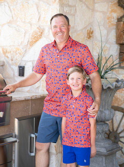 Men's - Backyard BBQ Polo Short Sleeve Shirt