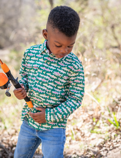 Evergreen Trout Long Sleeve Shirt