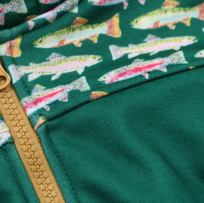 Evergreen Trout Hoodie