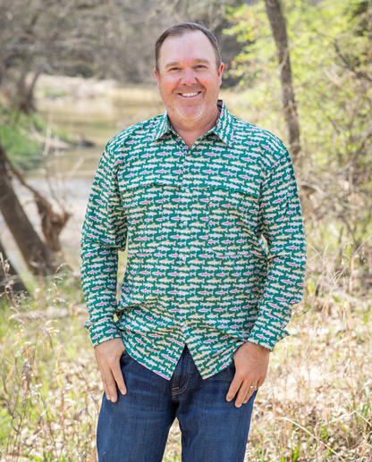 men's evergreen dress shirt OppoSuits - Evergreen