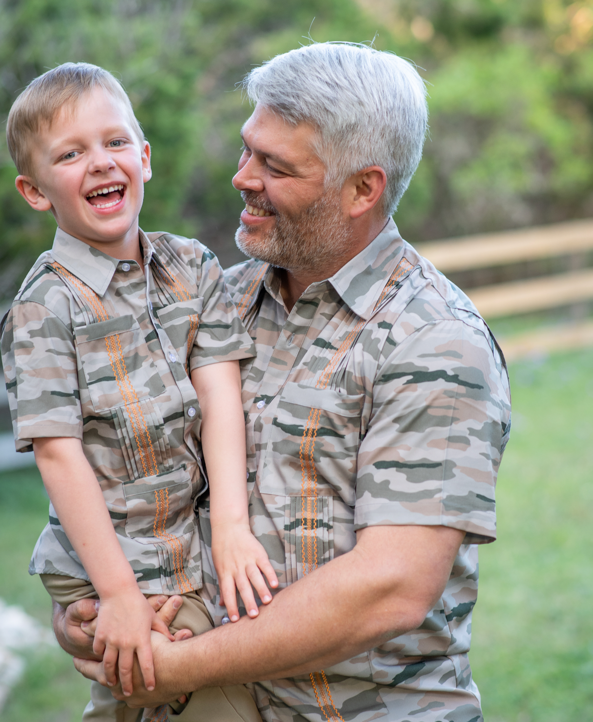 Men’s - Guayabera - Classic Camo Short Sleeve Shirt