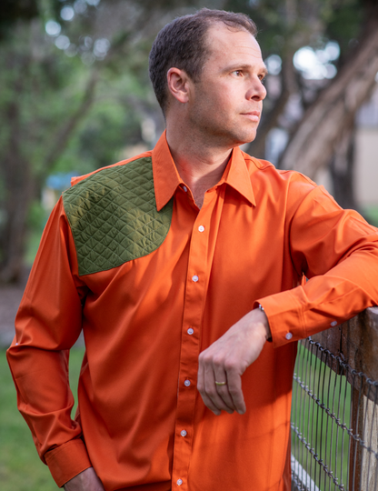 Men's - Blaze & Green Long Sleeve Shirt