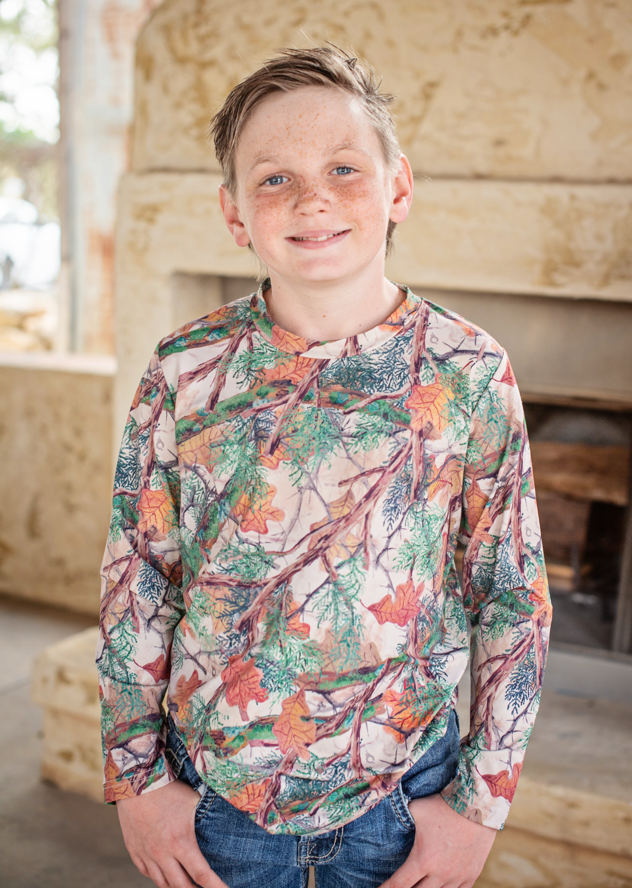 Hill Country Camo Long Sleeve Performance Tee