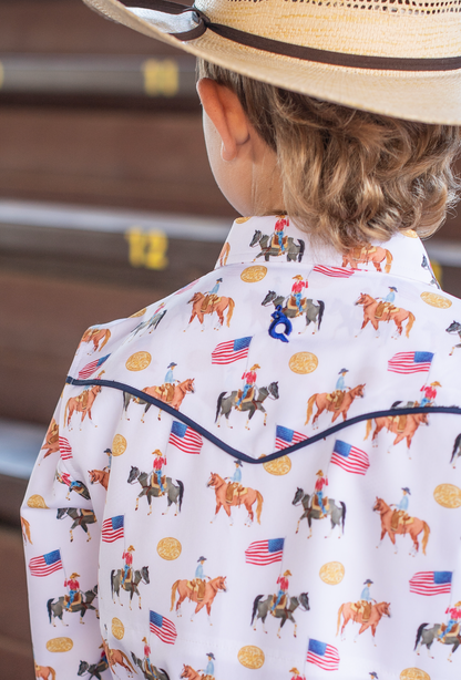 Grand Entry Pearl Snap Long Sleeve Shirt