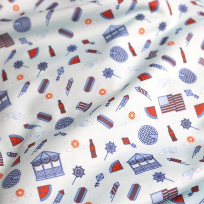 Stars & Stripes Polo Short Sleeve Romper