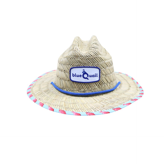 Red Snapper Straw Beach Hat- Youth