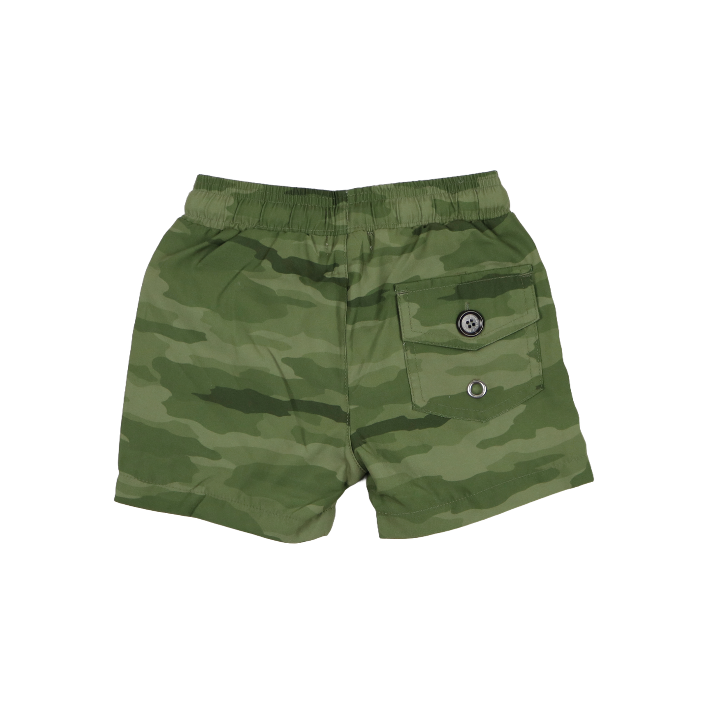 Men's - Classic Camo Green Swim Trunks