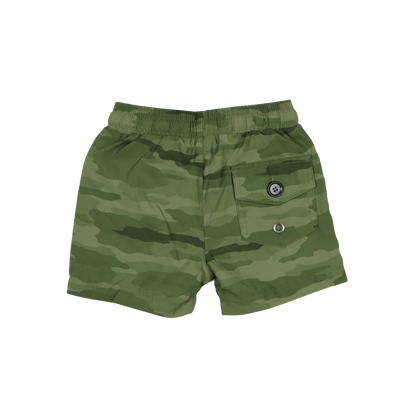 Classic Camo Green Swim Trunk