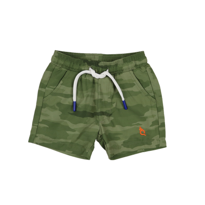 Men's - Classic Camo Green Swim Trunks