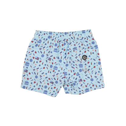 Men's - Stars & Stripes Swim Trunks