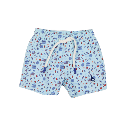Men's - Stars & Stripes Swim Trunks