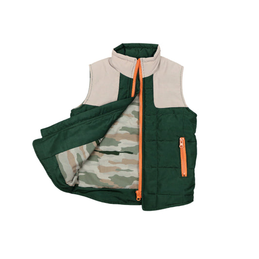 Green/Khaki Classic Camo Vest