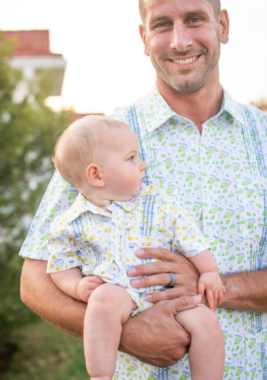 Guayabera - Lemonade Short Sleeve Romper