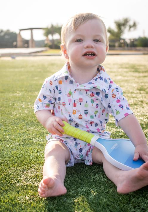 Pickleball Polo Short Sleeve Romper