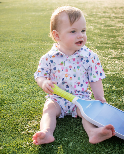 Pickleball Polo Short Sleeve Romper
