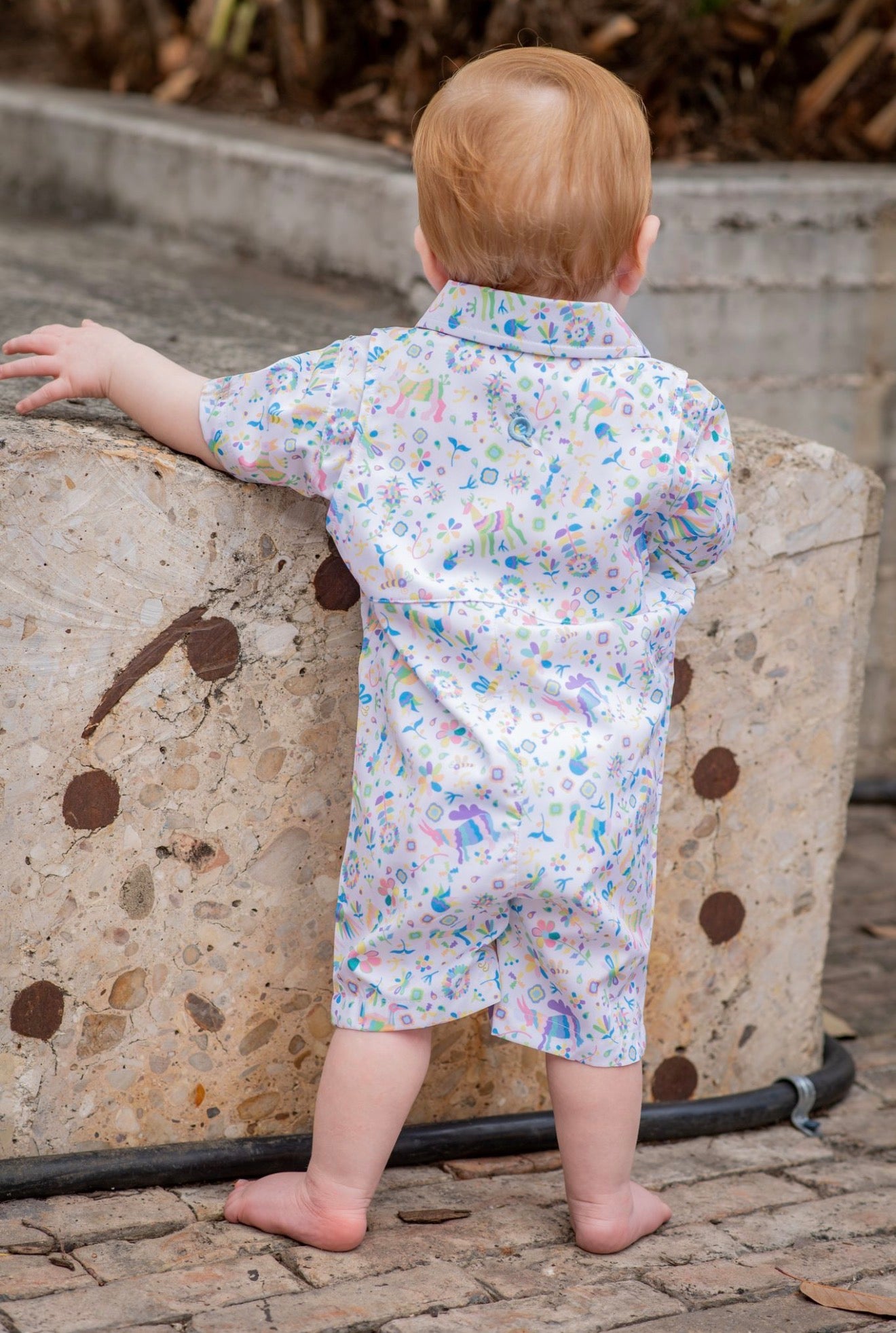 Guayabera - Spring Otomi Short Sleeve Romper