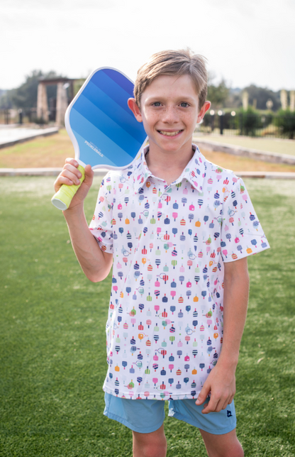 Pickleball Polo Short Sleeve Shirt