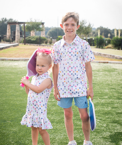 Pickleball Polo Short Sleeve Shirt