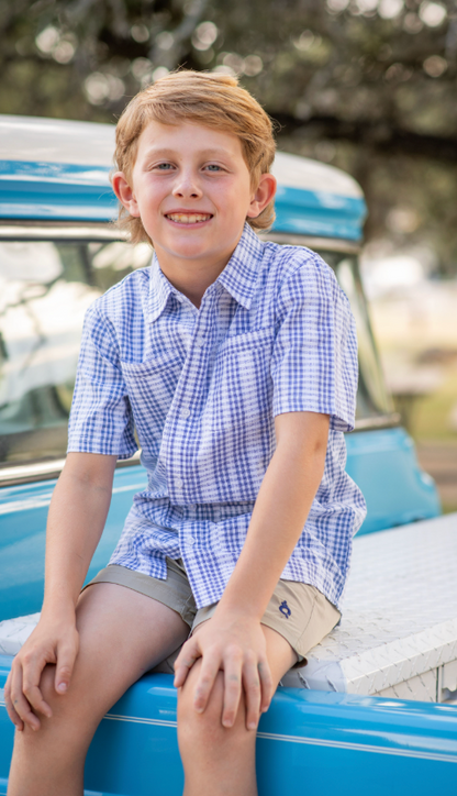 Guayabera - Deepwater Poplin Short Sleeve Shirt
