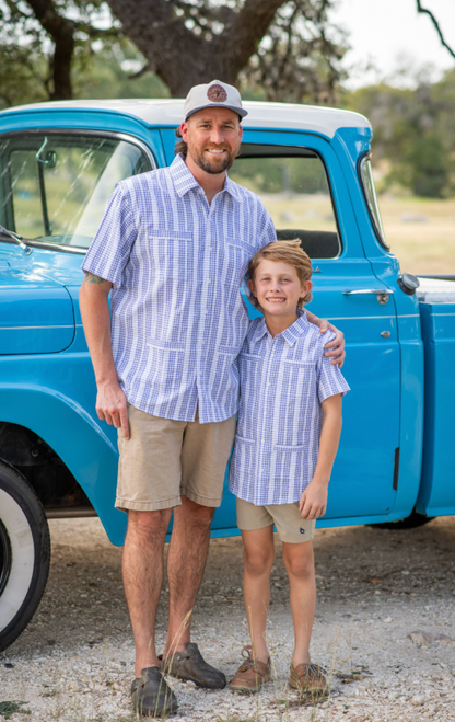 Guayabera - Deepwater Poplin Short Sleeve Shirt