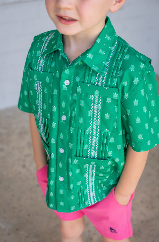 Guayabera - Tortoise Short Sleeve Shirt