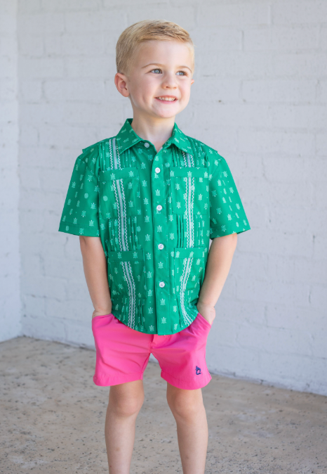 Guayabera - Tortoise Short Sleeve Shirt