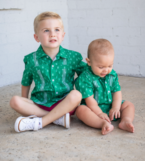 Guayabera - Tortoise Short Sleeve Shirt